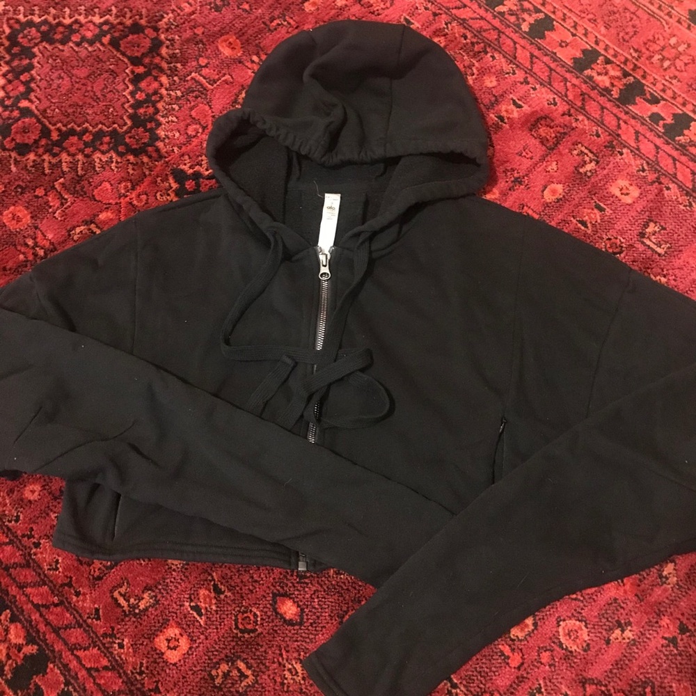Alo Yoga- Extreme Crop Hoodie
